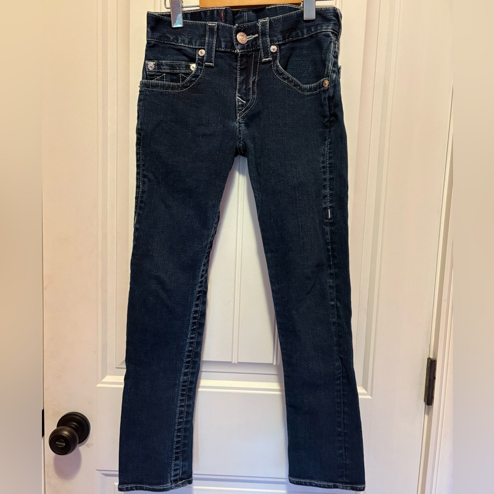 True Religion Dark Blue Skinny Jeans - 28” - Picture 1 of 5
